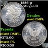 Image 1 : 1886-p Morgan Dollar $1 Grades Select Unc DMPL