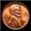 Image 2 : 1951-d Lincoln Cent 1c Grades GEM++ Unc RD