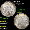 Image 1 : 1882-o Morgan Dollar $1 Grades Select+ Unc