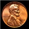 Image 2 : 1956-d Lincoln Cent 1c Grades GEM+ Unc RD