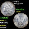 Image 1 : 1878-s Morgan Dollar $1 Grades BU+