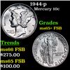 Image 1 : 1944-p Mercury Dime 10c Grades GEM+ FSB