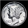 Image 2 : 1945-p Mercury Dime 10c Grades Choice Unc