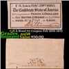 Image 1 : C.S.A.Bond $3 Coupon Feb 20th 1872 Grades Choice AU/BU Slider