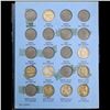 Image 3 : Partial Jefferson 5c Whitman Folder, 1938-1957 38 coins in Total