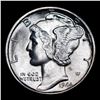 Image 2 : 1944-d Mercury Dime 10c Grades GEM+ FSB