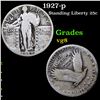 Image 1 : 1927-p Standing Liberty Quarter 25c Grades vg, very good