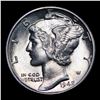 Image 2 : 1942-d Mercury Dime 10c Grades GEM FSB