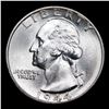Image 2 : 1944-s Washington Quarter 25c Grades Choice+ Unc