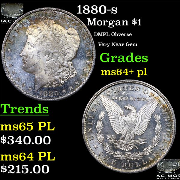 1880-s Morgan Dollar $1 Grades Choice Unc+ PL