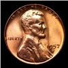 Image 2 : 1957-d Lincoln Cent 1c Grades Gem+ Unc RD