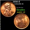 Image 1 : 1956-d Lincoln Cent 1c Grades Choice+ Unc RD