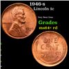 Image 1 : 1946-s Lincoln Cent 1c Grades Choice+ Unc RD