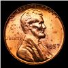 Image 2 : 1957-p Lincoln Cent 1c Grades Gem+ Unc RD