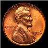 Image 2 : 1956-p Lincoln Cent 1c Grades GEM+ Unc RD
