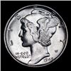 Image 2 : 1945-p Mercury Dime 10c Grades GEM++ Unc