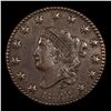Image 2 : ***Auction Highlight*** 1822 Coronet Head Large Cent 1c Graded au58 By SEGS (fc)