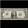 Image 2 : **Star Note** 2013 $1 Green Seal Federal Reserve Note  Grades Gem CU
