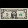 Image 2 : **Star Note** 2009 $1 Green Seal Federal Reserve Note  Grades vf++