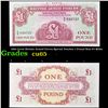 Image 1 : 1962 Great Britain Armed Forces Special Voucher 1 Pound Note P# M36a Grades Gem CU