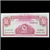 Image 2 : 1962 Great Britain Armed Forces Special Voucher 1 Pound Note P# M36a Grades Gem CU