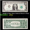 Image 1 : 1963B $1 'Barr Note' Federal Reserve Note Grades vf++