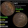 Image 1 : (1863) Flag Of Our Union Civil War Token F-214/416a 1c Grades Choice AU/BU Slider