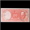 Image 2 : 1960 ND Chile 10 Centesimos on 100 Pesos Oveprrint Provisional Issue Banknote P# 127a Grades Choice 