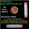 Image 1 : Shotgun Lincoln 1c roll, 1960-d 50 pcs Bank Wrapper.