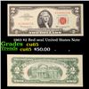 Image 1 : 1963 $2 Red seal United States Note Grades Gem CU