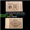 Image 1 : 1923 Germany Weimar Republic 100,000 Marks Post-WWI Hyperinflation Banknote Grades vf++