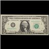 Image 2 : **Star Note** 1969 $1 Green Seal Federal Reserve Note Grades Choice AU