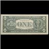 Image 3 : **Star Note** 1969 $1 Green Seal Federal Reserve Note Grades Choice AU