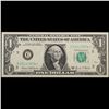 Image 2 : **Star Note** 1969D $1 Green Seal Federal Reserve Note  Grades Choice AU/BU Slider