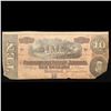 Image 2 : 1864 $10 Confederate Note, T68 Grades xf details