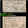 Image 1 : Military Payment Certificate (MPC) Rare Series 461 25c Grades Select AU