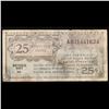 Image 2 : Military Payment Certificate (MPC) Rare Series 461 25c Grades Select AU