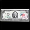 Image 2 : 1976 $2 Federal Reserve Note 1st Day of Issue, with Stamp Grades Gem CU