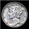 Image 2 : 1920-s Mercury Dime 10c Graded Choice Unc+ FSB BY USCG