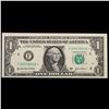 Image 2 : **Star Note** 2003A $1 Green Seal Federal Reserve Note  Grades Gem CU