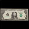Image 2 : **Star Note** 2003A $1 Green Seal Federal Reserve Note  Grades Gem CU