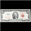 Image 2 : 1963 $2 Red seal United States Note Grades Gem+ CU