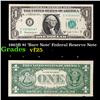 Image 1 : 1963B $1 'Barr Note' Federal Reserve Note Grades vf+