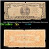 Image 1 : 1943 Philippines 5 Pesos Japanese WWII Invasion Currency Grades f+