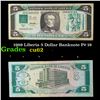 Image 1 : 1989 Liberia 5 Dollar Banknote P# 19 Grades Select CU