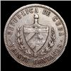 Image 3 : 1915 Silver Cuba 20 Centavos 20c Rare Fine Reeding KM-13.1 Grades vf++