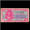 Image 2 : Military Payment Certificate (MPC) Series 521 10c Grades vf+