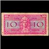 Image 3 : Military Payment Certificate (MPC) Series 521 10c Grades vf+