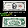 Image 1 : 1953 $2 Red Seal United States Note Grades Select CU