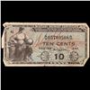Image 2 : Military Payment Certificate (MPC) Series 481 10c Grades vf+